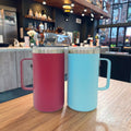 Thermal Tumbler 22OZ Coffee Tumbler Mug Double-Walled Stainless Steel Vacuum Insulated Thermo Cup Travel Mug With Handle