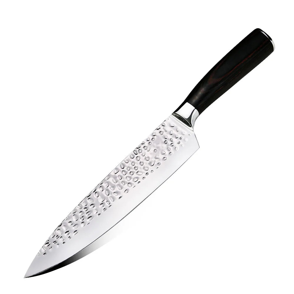 8 Inch 5Cr15MoV Kitchen Knife Set with Premium Pakkwood Handle Chef Knife