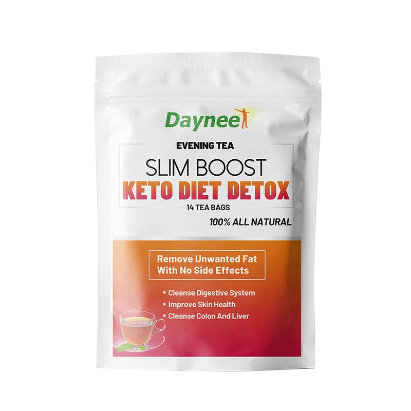 Slim Keto Diet Detox Tea Bag Custom Flat Tummy Organic Herbal Slimming Evening and Daytime Keto Slim Green Tea