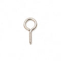 100pcs Small Screw Eye Pins 10mm Sheep Eye Nail Screw Beads Color Beaded Pendant Metal Keychain Accessories DIY Jewelry Material