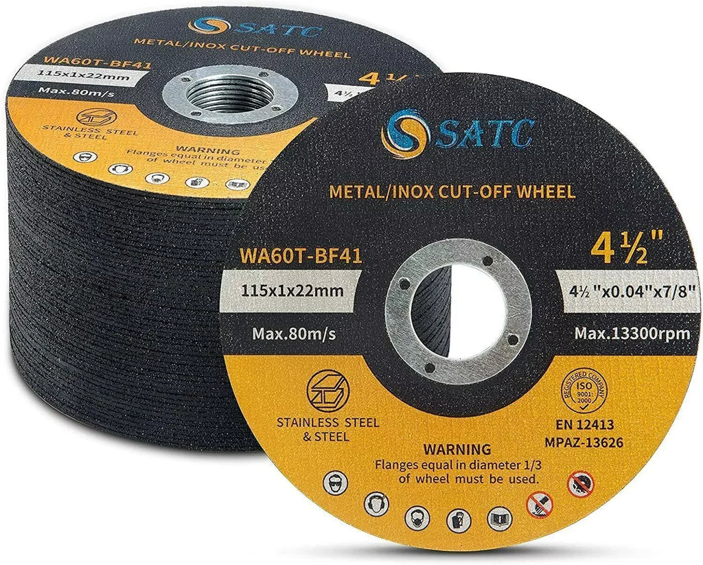 DE Warehouse 24H Shipping Free Delivery 50 Pack 4-1/2" X0 .040" X 7/8" Cut-off Wheel 4.5" Cutting Discs Stainless Steel & Metal
