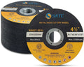 DE Warehouse 24H Shipping Free Delivery 50 Pack 4-1/2" X0 .040" X 7/8" Cut-off Wheel 4.5" Cutting Discs Stainless Steel & Metal