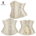 High Quality Vintage Firm Breathable Women Underbust Corset Top Waist Trainer Bustier Size XXS-6XL
