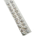 In Paired 2 Pcs Length 19-24 mm Big Baroque Nature Loose Freshwater Pearl Full Hole Drilled DIY High Luster PEARL
