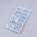Shanfeng 790 Pieces Plastic Box M4/M5/M6/M8/M10/M12 Flat Washer Spring Washers Assortment Kit