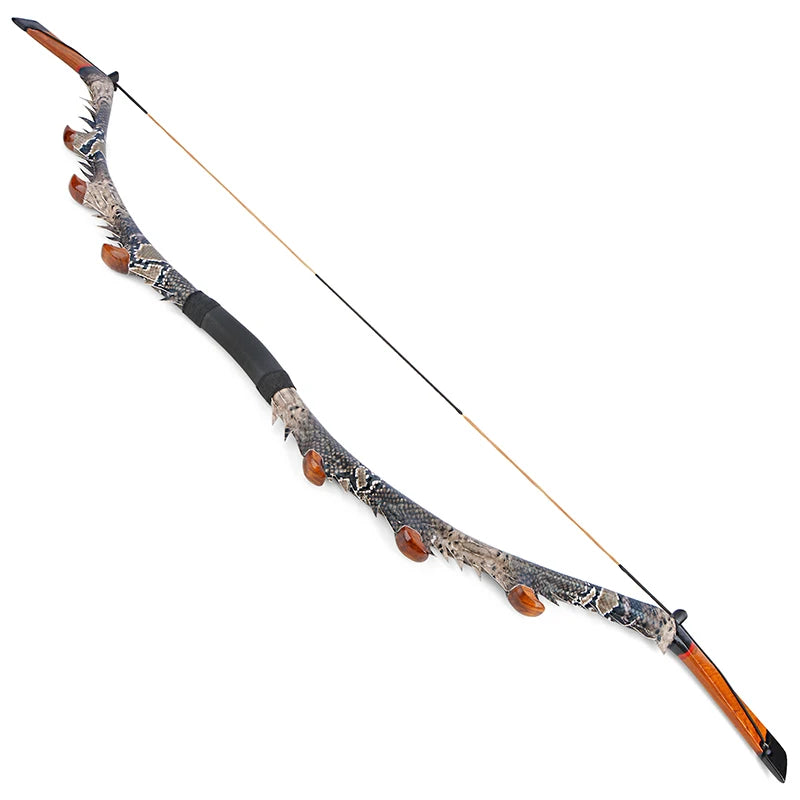 Archery Right Hand Leather Horsebow Recurve Turkish Traditional Longbow for Hunting