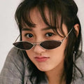 Retro Irregular Women Sunglasses Goggle Tinted Glasses Sunglasses New Retro  Irregular Metal UV400 Shades Sunglasses