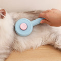 Plastic Cat Brush Long Hair Special Floating Hair Removal Tool for Bathing Chargeable Grooming Product for Pets