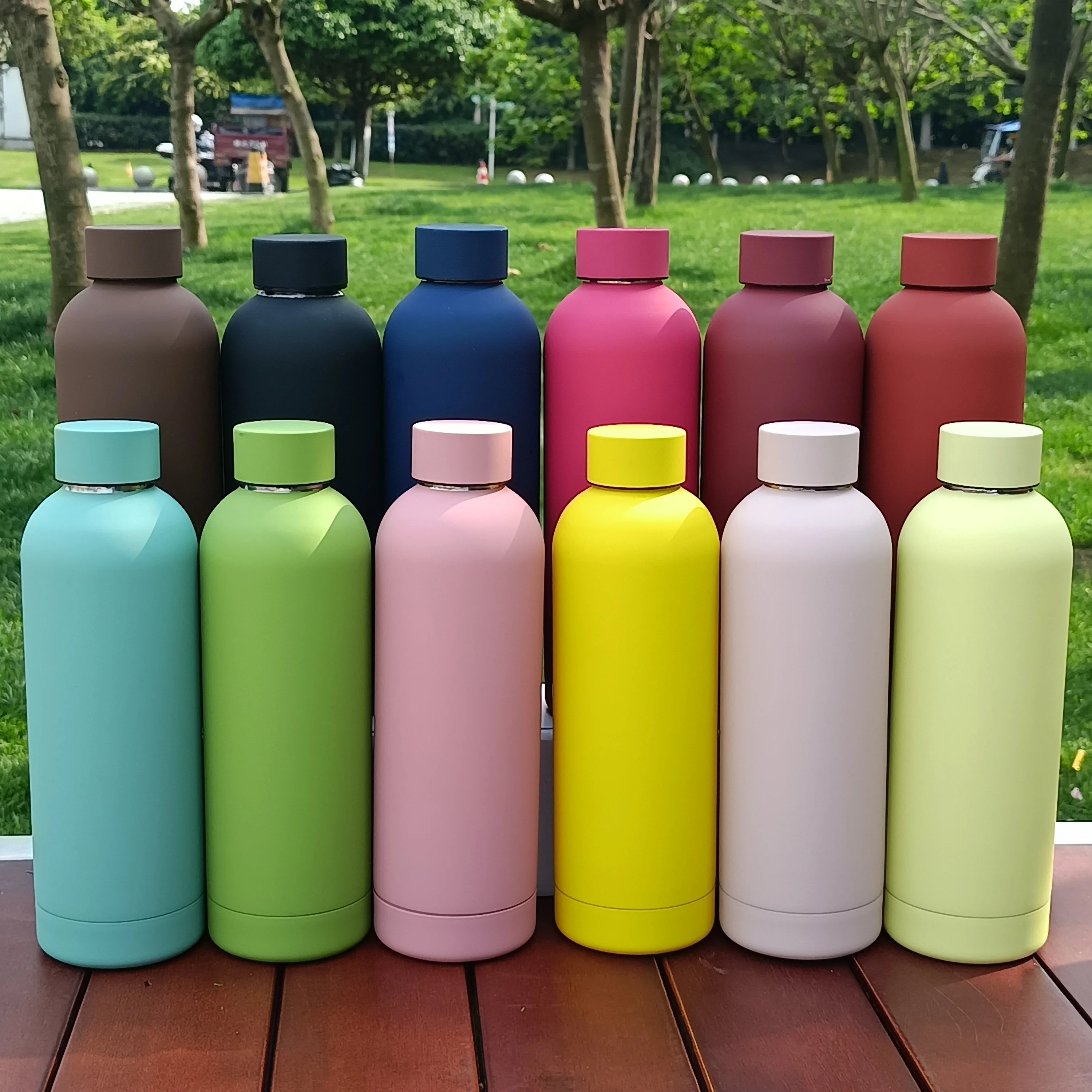 16oz 20oz Top Seller Gym Sport Double Wall Vacuum Insulated Stainless Steel Hot Drinking Water Bottle with Custom logo