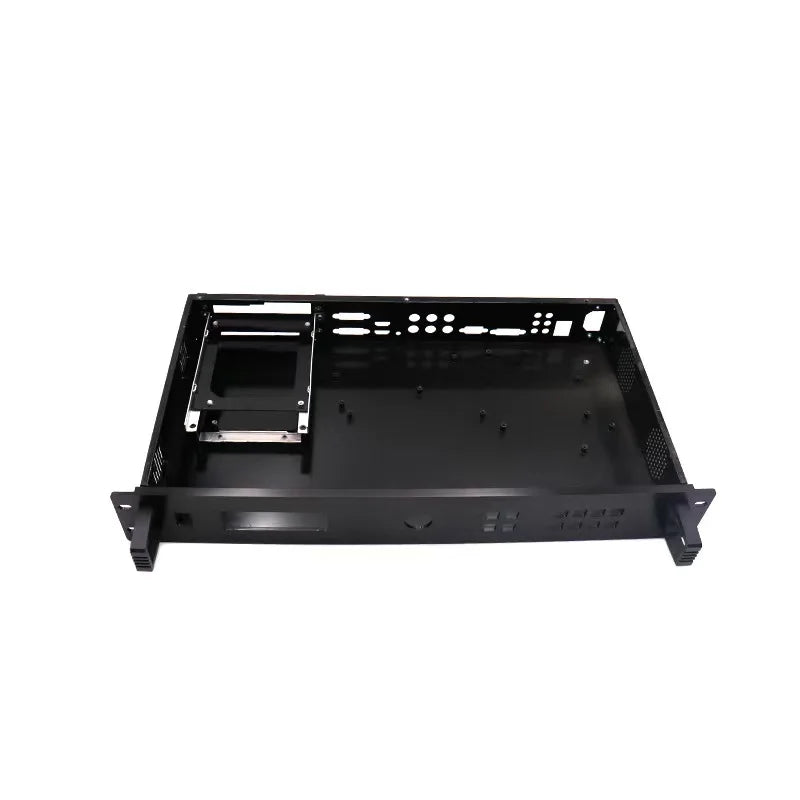 YUCHI OEM 19 Inch 3U Extruded Aluminum Alloy Rack Mount Electronic Inverter Chassis Enclosure One Stop Sheet Metal Fabrication