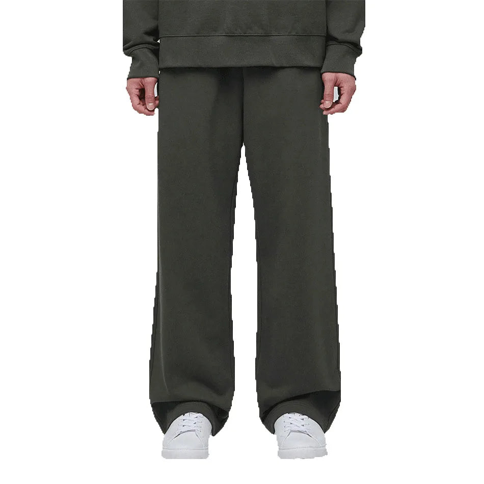 Men's Pant Elastic Waistband Flared Jogger Track Pants Mens Stacked Flare Sweatpants Men Fitness Trousers