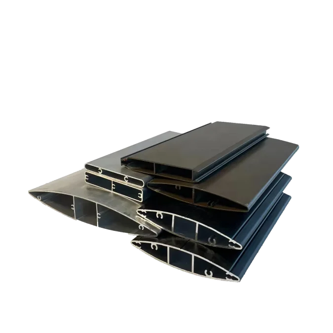 Architectural Aluminum Aerofoil Shutter Blades Profiles Facade Curtain Wall Customized 6063 Extruded Sun Louver