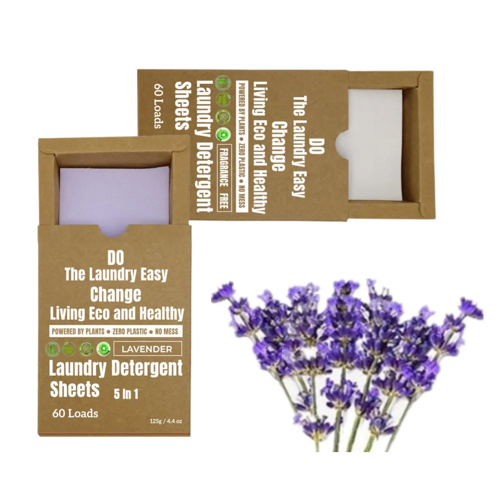 Concentrated Laundry Detergent Clothes Washing Detergent With Color Care Natural Green Detergent Sheets