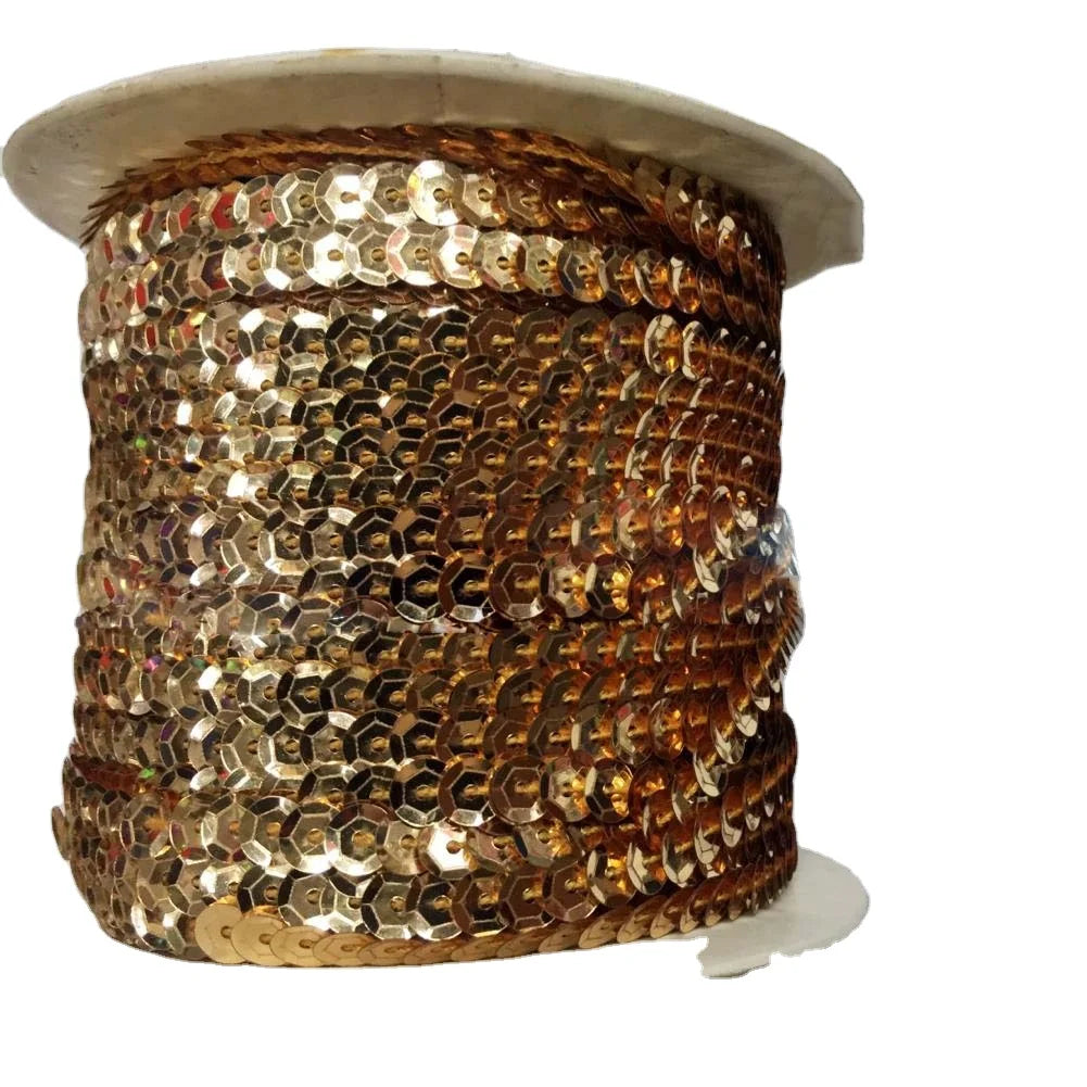 Diy Craft Sewing Accessories Cup Sequin Cord 5mm Garment Costume Dress Christmas Party Decoration Customized Pvc Concave Sequins