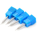 End Mill One Flute Micro Endmill Cutting Tools up Cut 3.175mm 1/8 Shank Foam Cutting End Mills 0.3/0.4/0.5/0.6