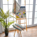 Hot Sale Livingroom Carpet with Tassel Cotton Weave Rug
