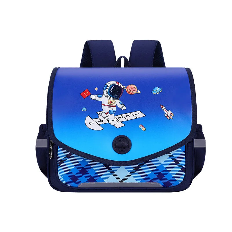 Cartoon Animation Kids School Backpack Bag Students Horizontal Version of the British 1-6 Grade Children's School Backpacks