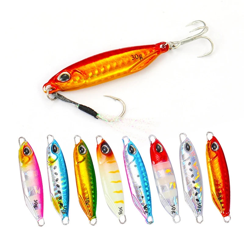Metal Jig Fishing Lure Weights 7-60g Metal Fishing Bait  Saltwater Lures Articulos De Pesca Isca Artificial Bionic Fish Pesca