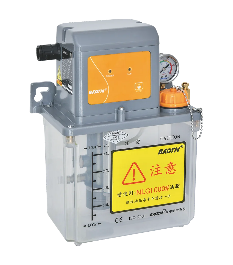 BAOTN Automatic Electric Lubricant Pump Grease 24V 220V Auto Lube Centralised Grease Lubrication System for Industrial Machinery