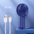 2 in 1 Portable Mini Charging Fan 3 Gear Usb Rechargeable Low Noise Hand Held Fans for Outdoor Household