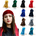 Wholesale Premium Shiny Muslin Bandana Head Velvet Durags Multi-Color Long Tail Durag Hat for Beach Wear