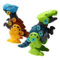 Children's DIY Building Block Set Educational Toy Featuring Dinosaur Egg Plastic Animal Theme
