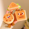 Mini Gifts Creative Funny Doll Pendant Cartoon Cute Kawaii Keychains Plush Food