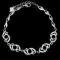 Sterling Silver 6*6mm Semi Mount Bracelet Empty Support Blank Claws Setting S925 Mountain Base Without Main Stone for Inlay DIY