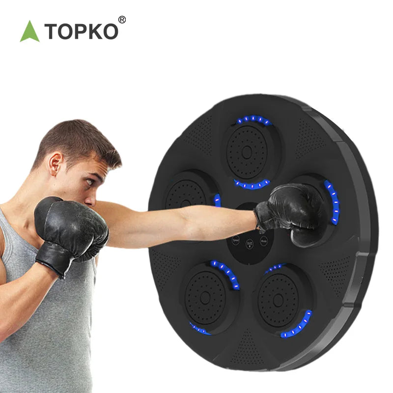 TOPKO Intelligent Bluetooth Boxing Machine Home Gym Adult Children Reaction Training Wall Boxing Target