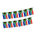 South Africa Bunting String Flag 5.5X8 IN For Outdoor And Indoor Decoration (12pcs/Unit)