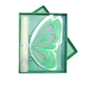 Green Pop up 3D Butterfly Invitation Cards Scroll Cards Greeting Card with Box
