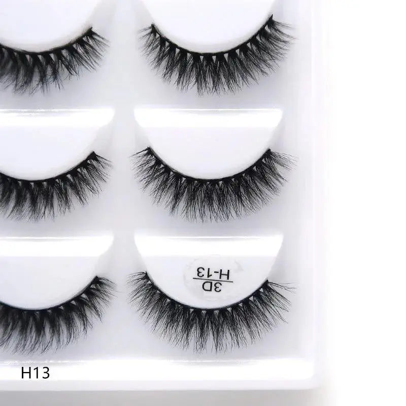 FX-H06 Customize Lashes Full Strip Eyelashes 3D-H13 Handmade 5 Pairs Eye Lashes Wholesale Private Label Eyelashes Lash Strips