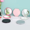Zonyin Dual-Sided Folding Plastic Makeup Mirror Customized Mini Magnifying Pocket Mirror High Quality Personalized Makeup Tool