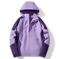 Detachable Hooded Outdoor Sport Hiking Jacket Breathable Windbreaker  Waterproof Coat for Men Women