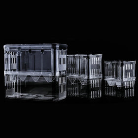 Aquarium Fish Breeding Box Acrylic Double Guppies Hatching Incubator Isolation Box Hatchery Fish Tank Aquarium Accessories