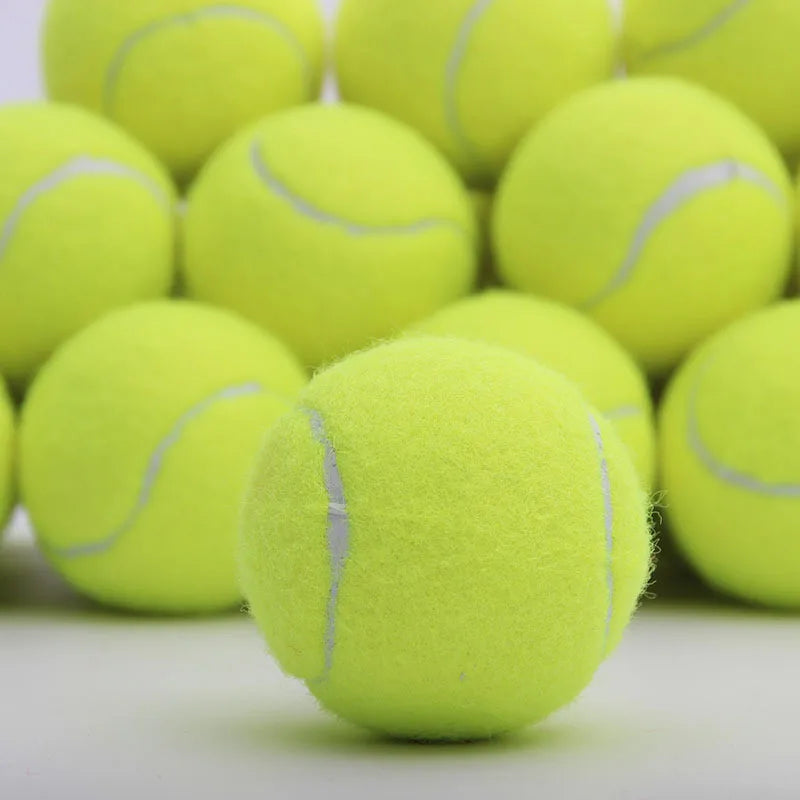 Professional Sport Branded Tennis Balls 2.5" 1.35m High Elasticity Eco-Friendly Durable Custom Logo Entertainment Training