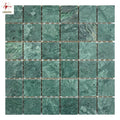 Luxury Indian Green Marble Stone Mosaic Polished Surface 7MM Thickness High Quality Modern Design High Safety for Hotel
