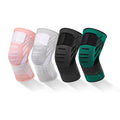 2185# Elastic Breathable Anti-Slip Fabric Compression Knee Guard  X Shaped Straps Knee Support Knee Brace for Sports