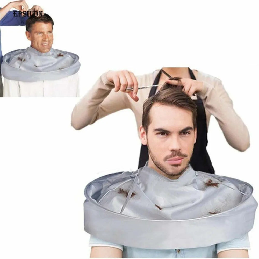 Epsilon Salon Umbrella Hair Cutting Trimming Cover Family Barber Cape Cloak Haircut Tool