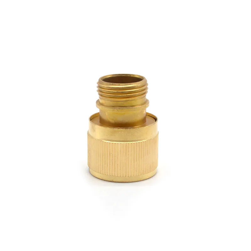 3/4 Inch Male Female Thread Durable Brass Eco Friendly Quick Connector Garden Irrigation Car Washing Metal Water Hose Connection