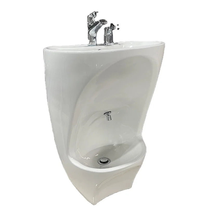 Wholesale Muslim Foot Wash Basin Ceramic Free Standing Pedestal Hand Wash Sink