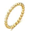 Ins Style Minimal Jewelry Gold Plated 316 Stainless Steel Stud Ring