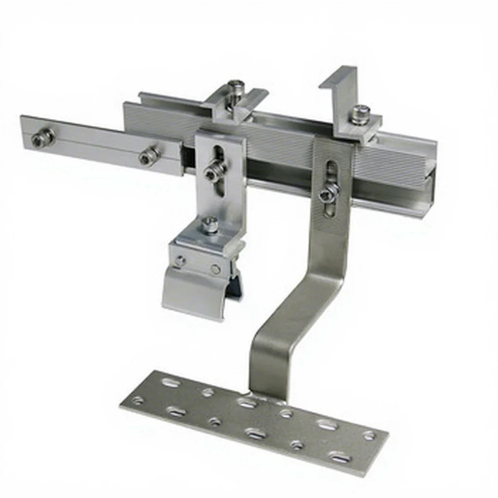 China Factory Aluminum Profile Solar Panel Module Mid Clamp Photovoltaic Solar Panel Mounting Middle Clamp