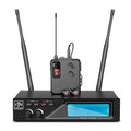 Depusheng JR21 Professional Stereo UHF Vocal Stage Instrument Monitor Ear in Ear Wireless Monitor System