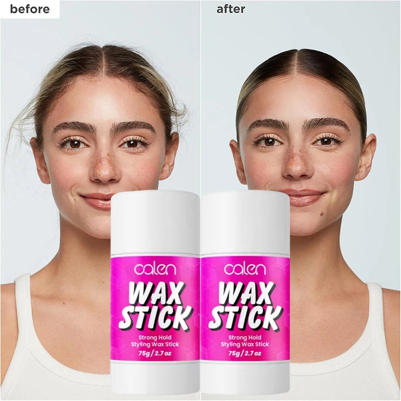 Durable Long Lasting pink Hair Wax Stick Wax Stick for Hair 2.7 oz Suitable for Men and Women Magic Hair Stick