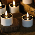 Howlighting Outdoor Waterproof House Hold Night Light Garden Decoration Desktop Balcony Layout Candle Flame Solar Garden Light