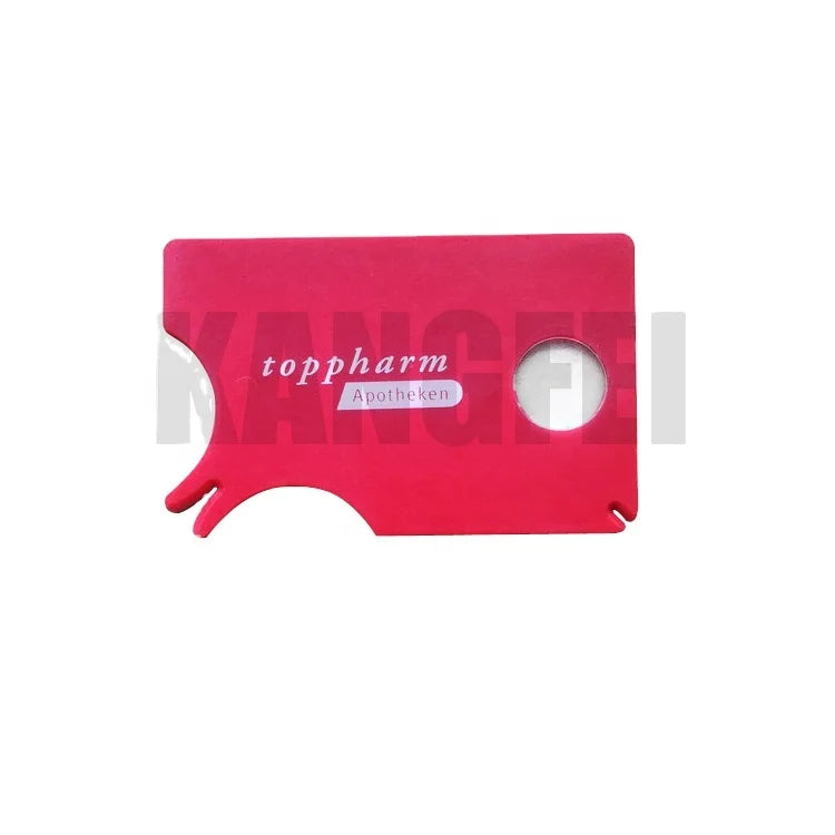 Custom Printing TR02 Eco-Friendly Plastic Credit Card Size Tick Removal Tool Easy-to-Use Tick Remover Card