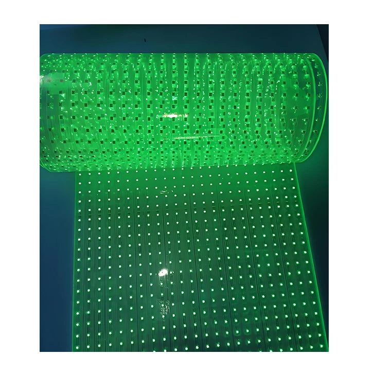 Store Window Advertising LED Crystal Film Screen for Retail Store Shopping Mall Video Application Elevator Use