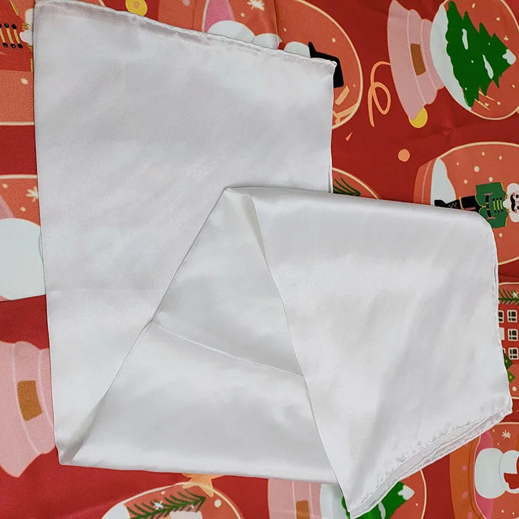 Grade 6A 12mm 100% Silk White Silk Scarves for Dyeing Satin Silk Square Scarf Hand Rolled Rim for Wedding Casual Party