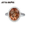 ATTA 925 Turkish Stone Zultanite Diaspore Sterling Silver Ring Price Zultanite Color Changing Jewelry Supplies